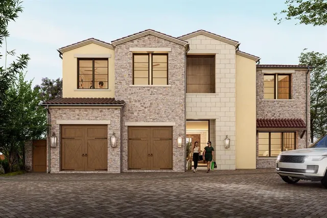 a house view with a outdoor space