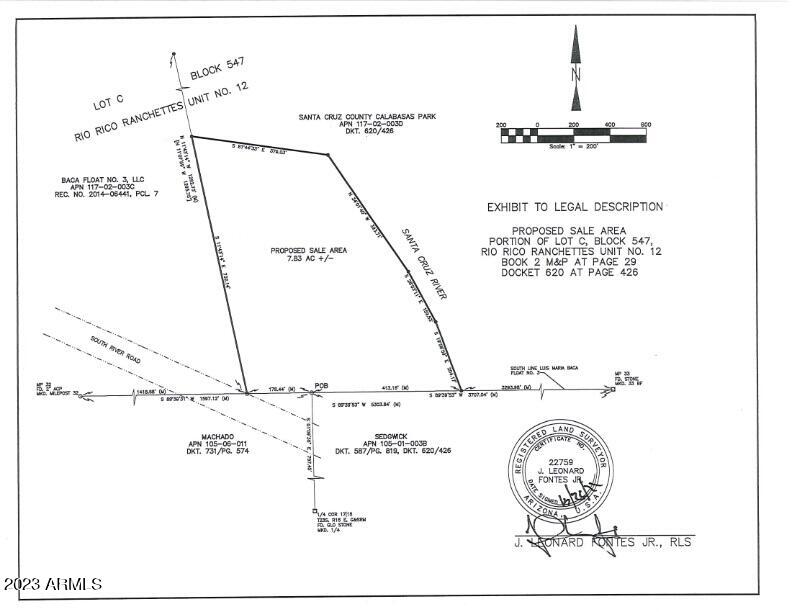 Xxx South River Road, Unit C Nogales, AZ 85621 - Photo 5 of 32 Survey (7.83 acres)