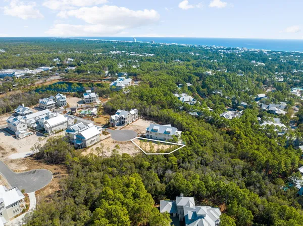 an aerial view of a city with lots of residential buildings