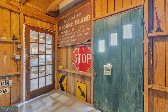 a view of a door with an outdoor area