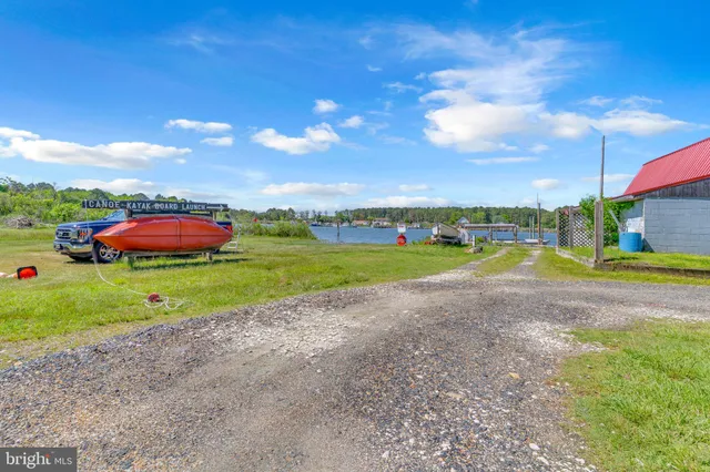 a view of an outdoor space and swimming pool