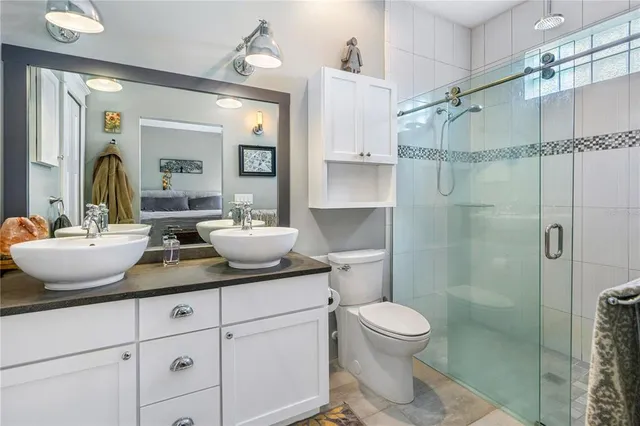 a workspace with furniture and wooden floor