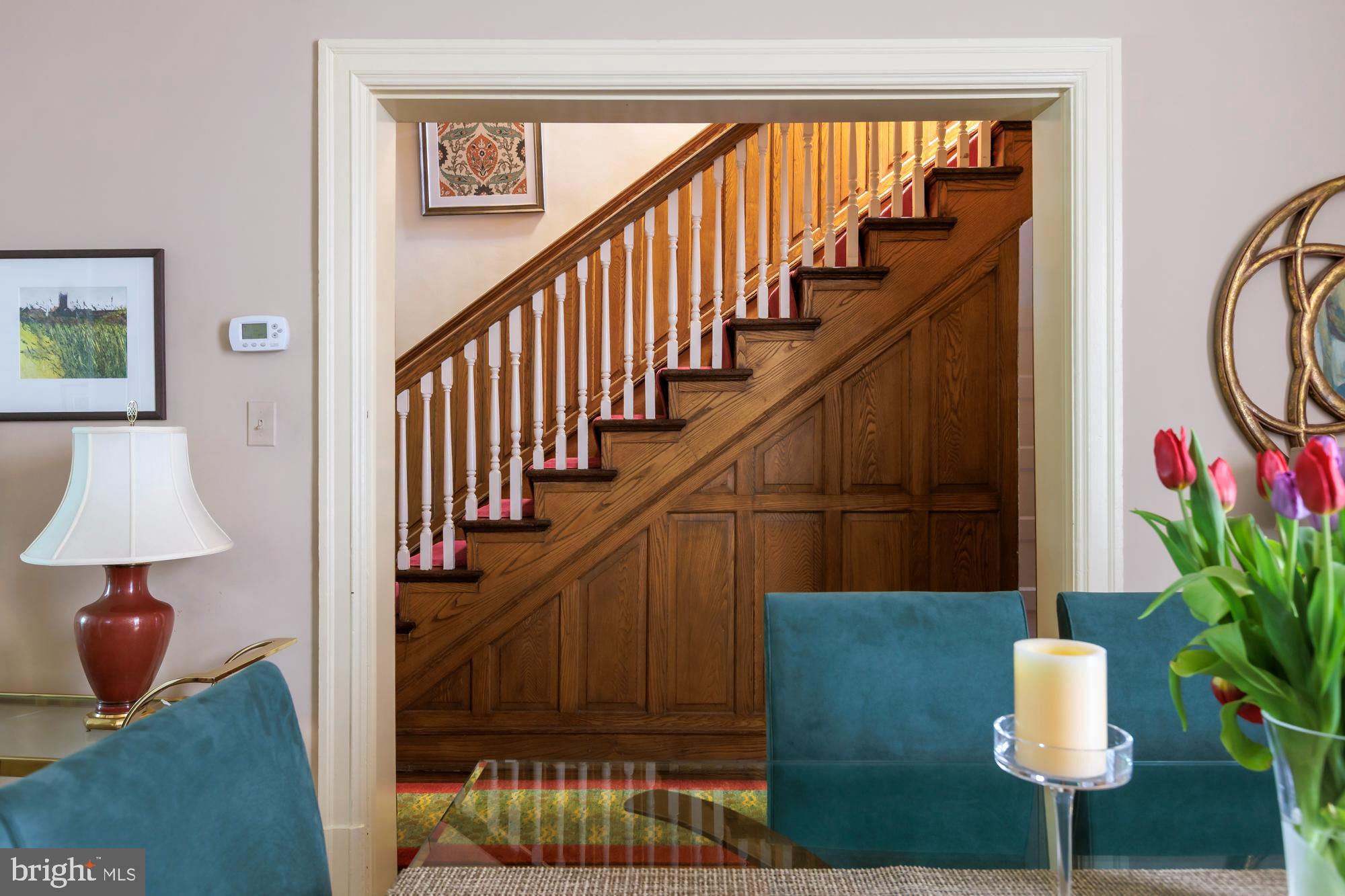 244 8th Street Southeast Washington, DC 20003 - Photo 11 of 53 a view of entryway and hall with wooden floor