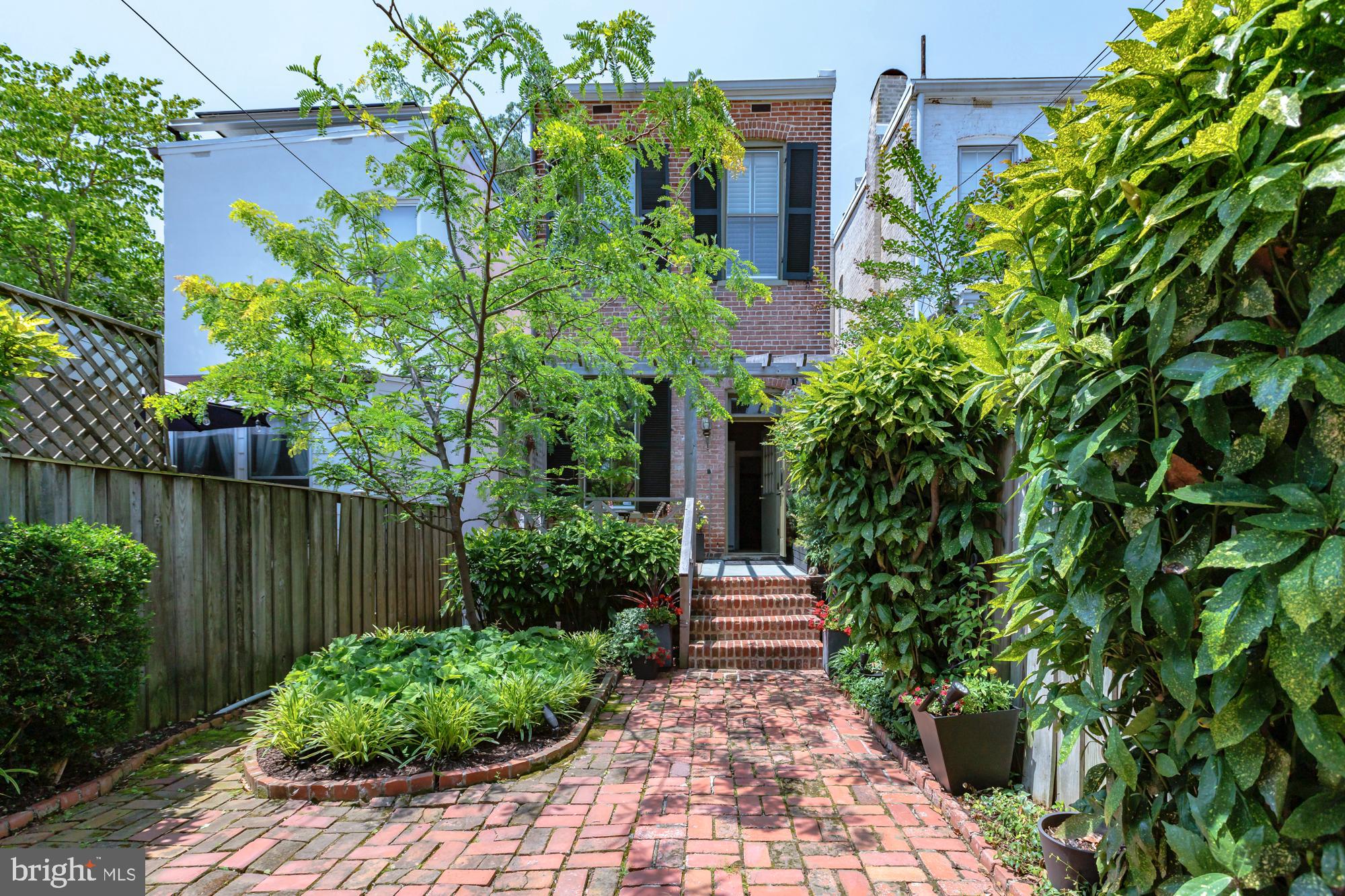 244 8th Street Southeast Washington, DC 20003 - Photo 23 of 53 a view of small garden with statue