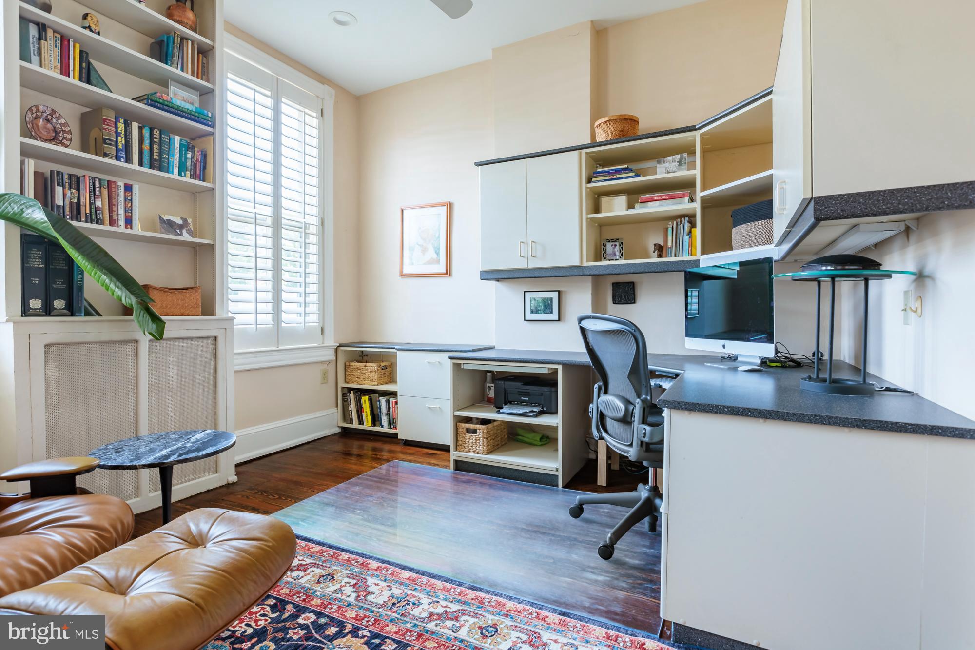 244 8th Street Southeast Washington, DC 20003 - Photo 31 of 53 a view of a livingroom with workspace and a window