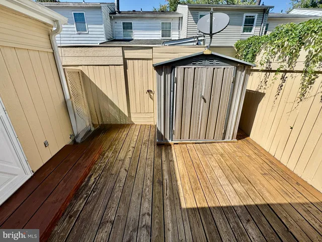 a view of wooden floor