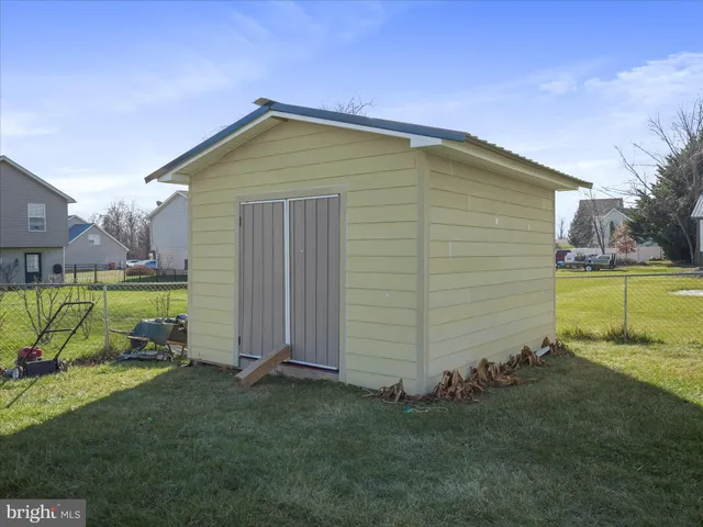 a backyard of a house