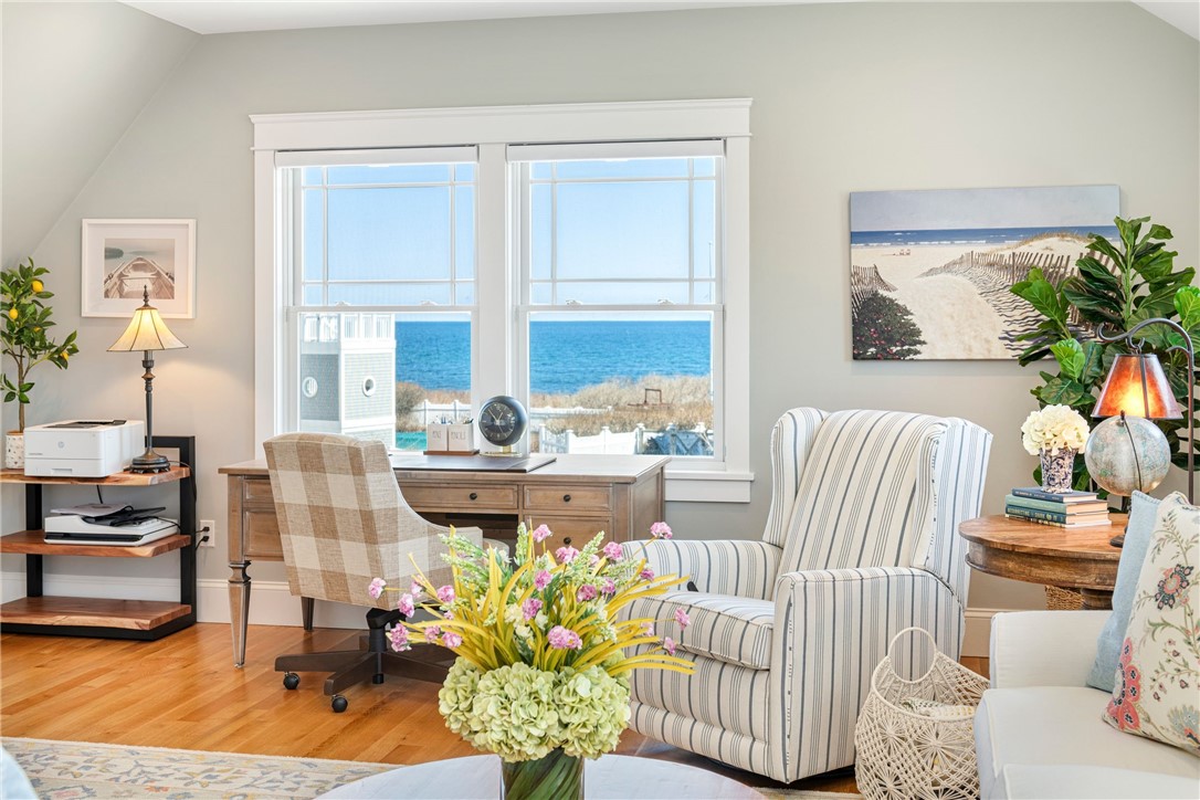1048 Ocean Road Narragansett, RI 02882 - Photo 36 of 50 2nd Floor Great room/Office/Bedroom w/sleeper sofa