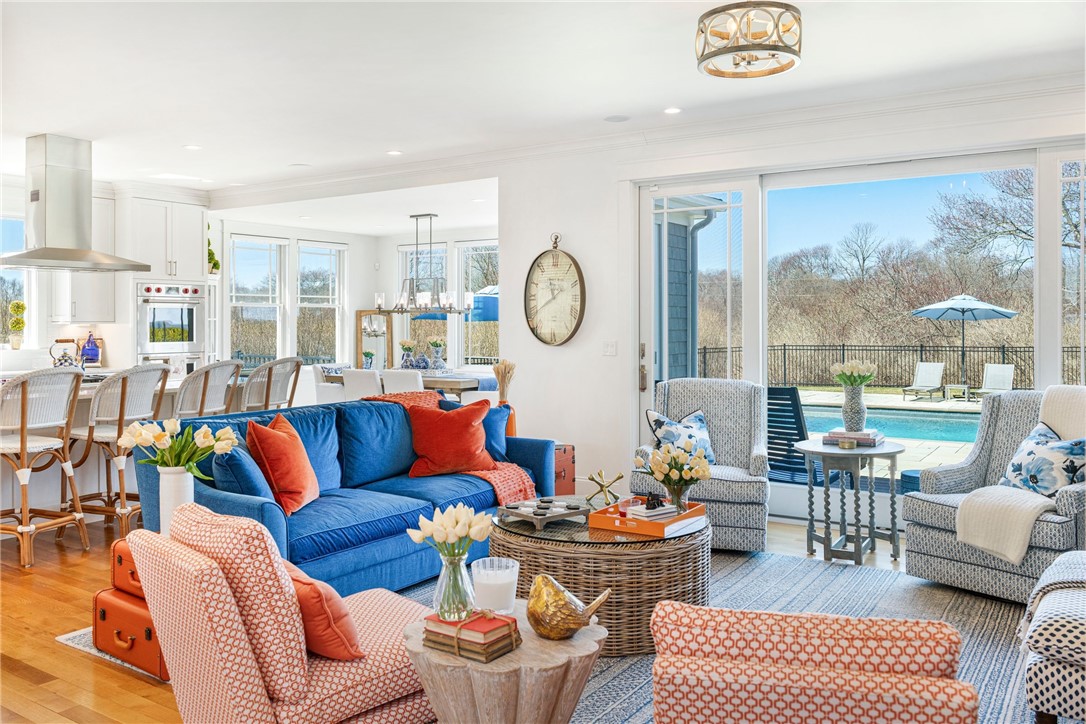 1048 Ocean Road Narragansett, RI 02882 - Photo 9 of 50 Open living spaces w/sliders to outdoors.