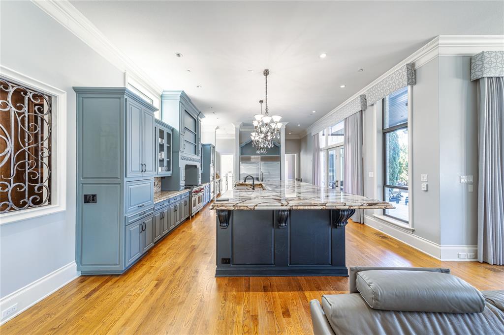 4511 Watauga Road Dallas, TX 75209 - Photo 15 of 40 a living room with stainless steel appliances granite countertop furniture and a kitchen view