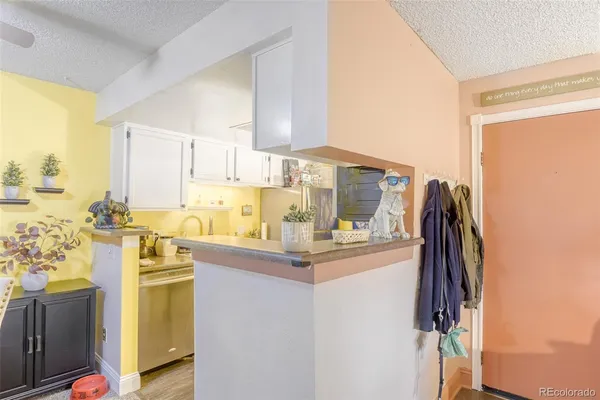 a kitchen with a stove a sink and a refrigerator