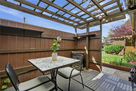 a close view of dining table