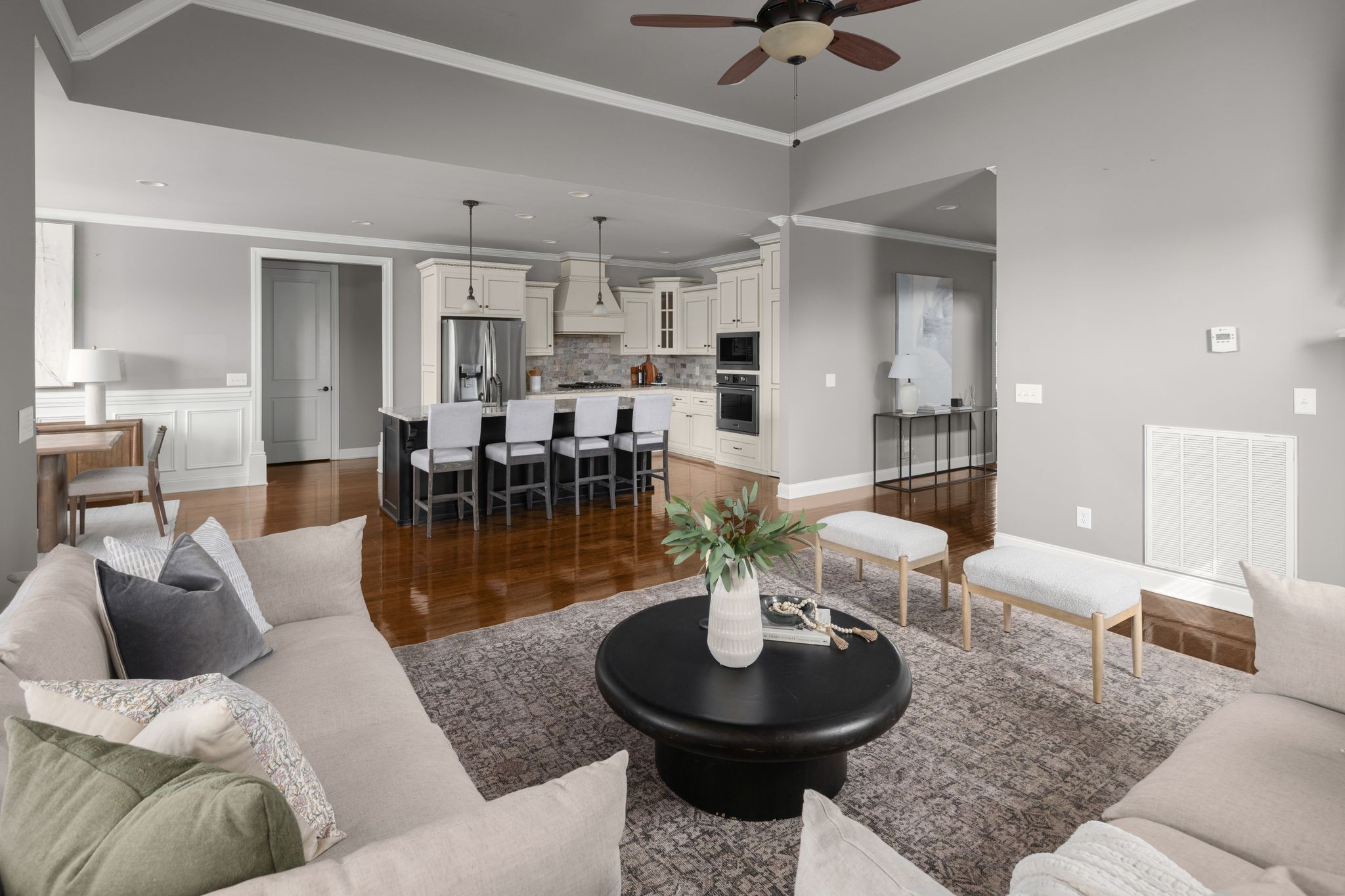 3226 Pleasantville Bridge Road Thompson's Station, TN 37179 - Photo 15 of 59 a living room with furniture and a view of kitchen