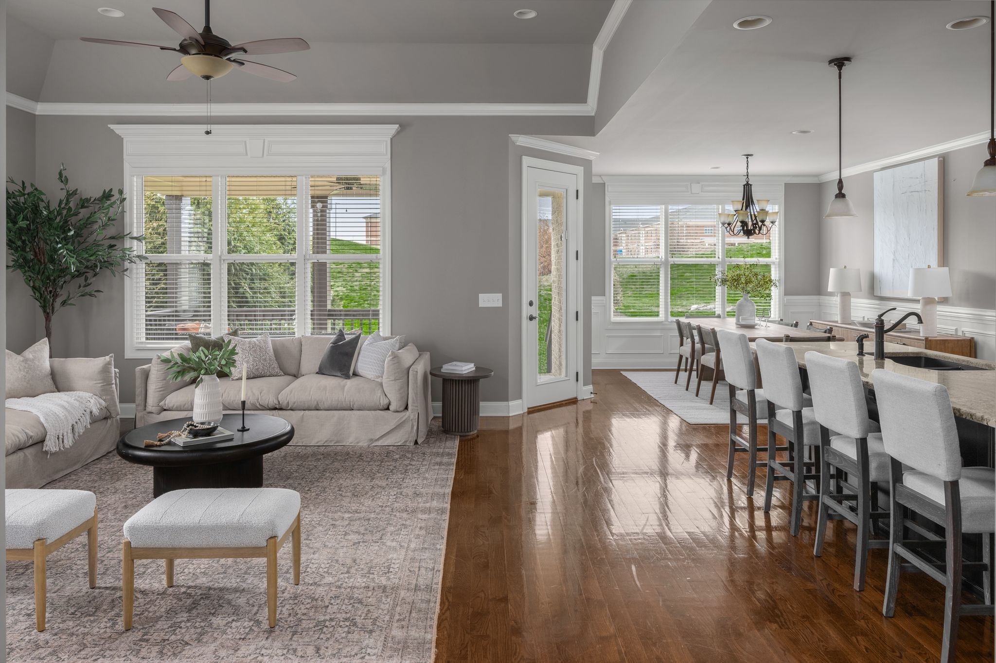 3226 Pleasantville Bridge Road Thompson's Station, TN 37179 - Photo 25 of 59 a living room with furniture and a large window
