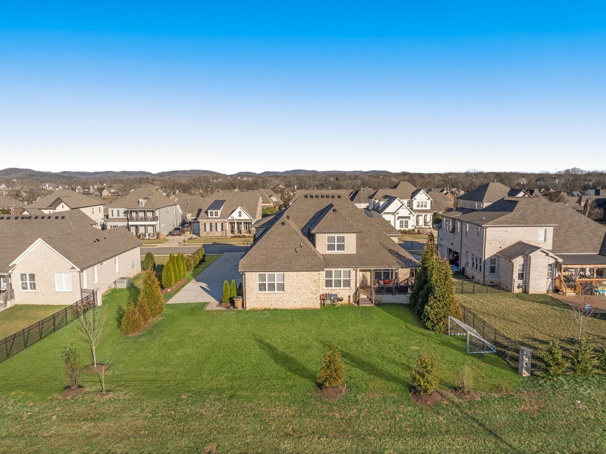 3226 Pleasantville Bridge Road Thompson's Station, TN 37179 - Photo 52 of 59 an aerial view of a house with a big yard