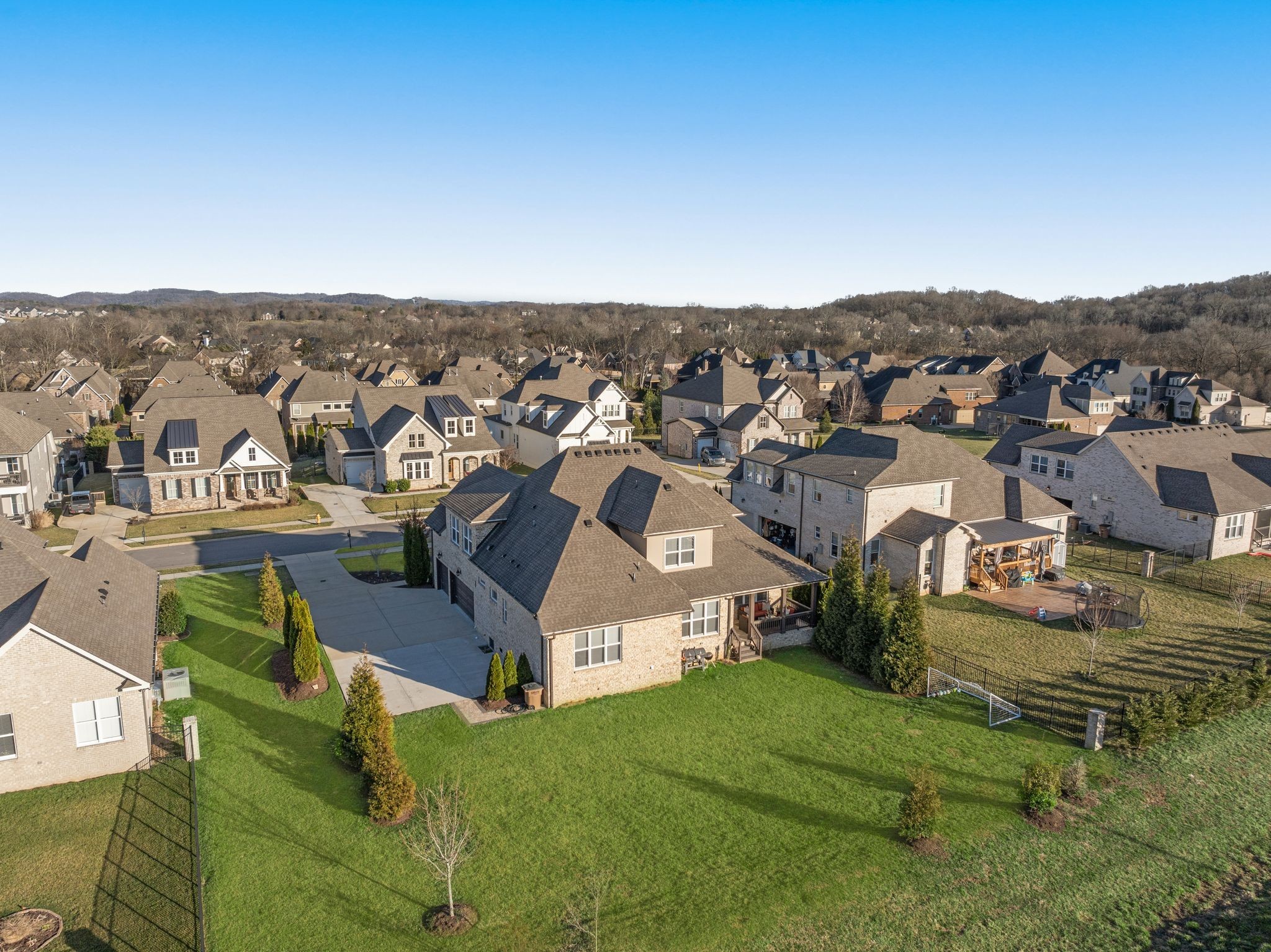 3226 Pleasantville Bridge Road Thompson's Station, TN 37179 - Photo 53 of 59 an aerial view of residential houses with outdoor space
