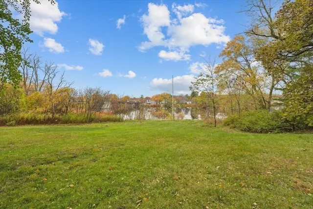 a view of lake with mountain
