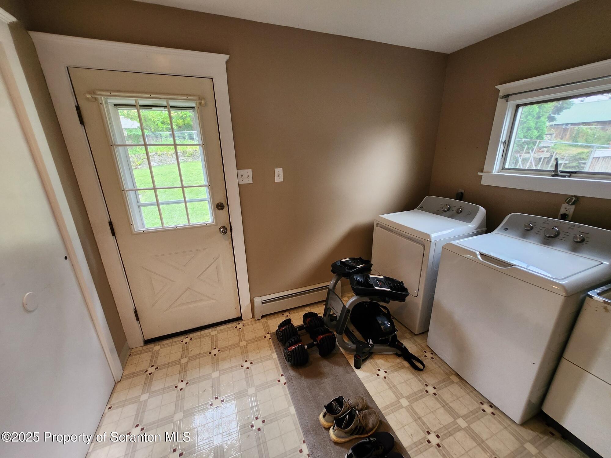 16 Flanagan Street Pringle, PA 18704 - Photo 11 of 33 a view of workspace with wooden floor and window