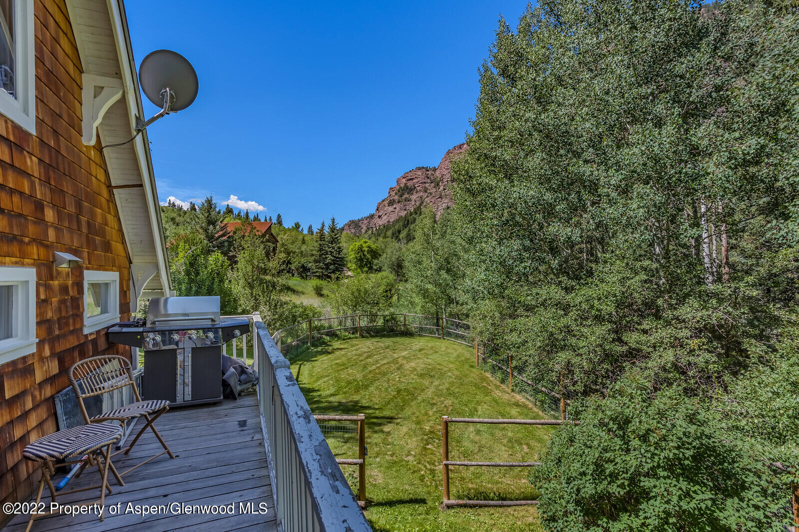 800 Dorais Way Redstone, CO 81623 - Photo 12 of 35 a view of a balcony with chairs