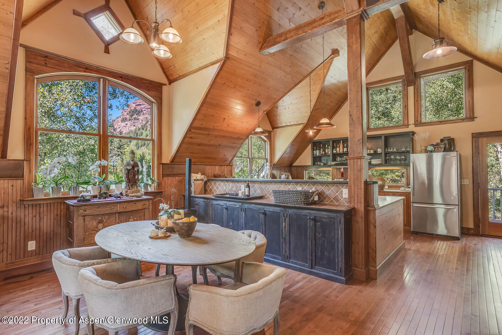 800 Dorais Way Redstone, CO 81623 - Photo 15 of 35 a kitchen with a table and chairs