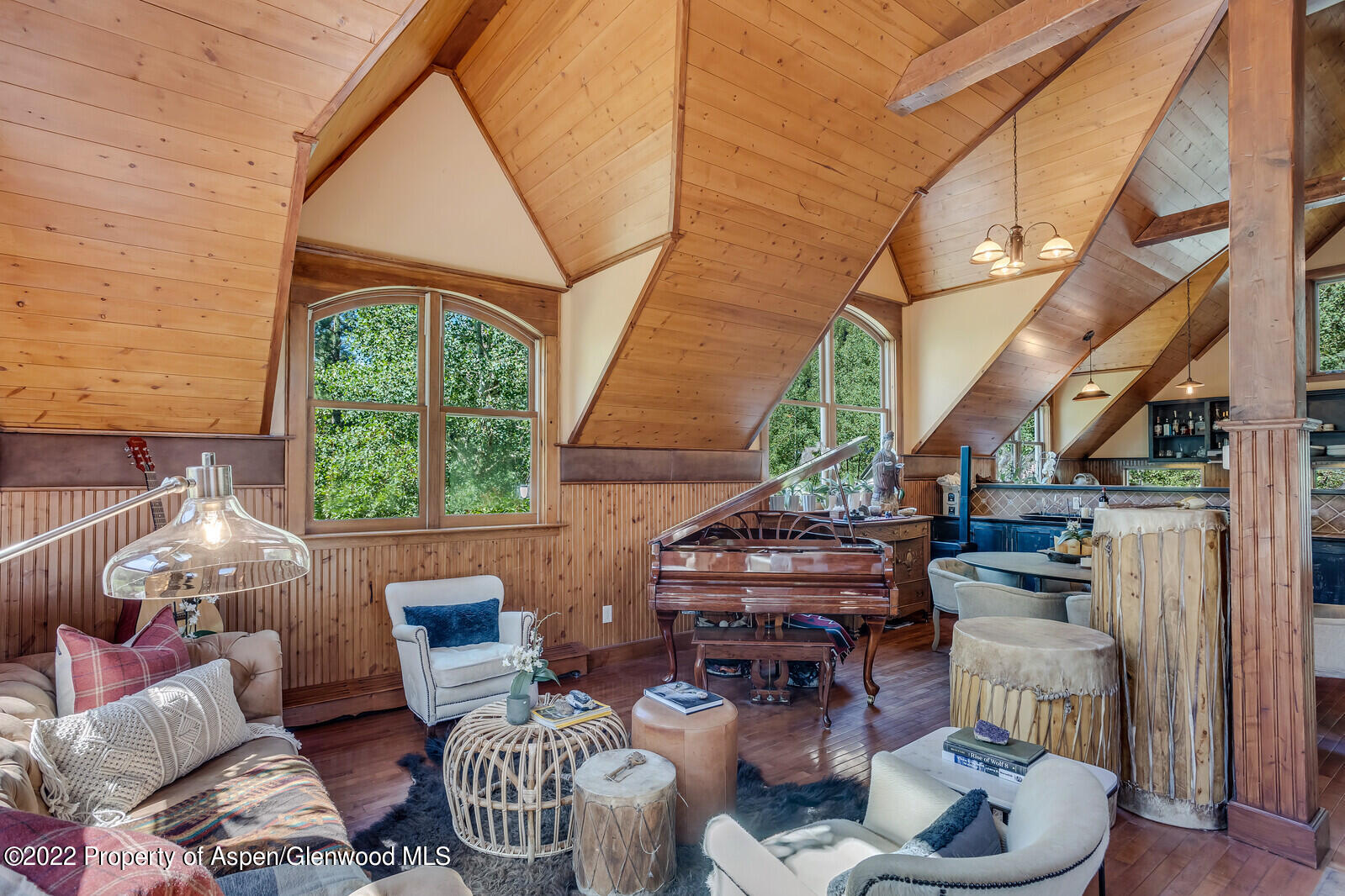 800 Dorais Way Redstone, CO 81623 - Photo 9 of 35 a outdoor living space with furniture and a fireplace