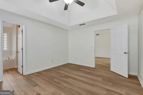 wooden floor in an empty room