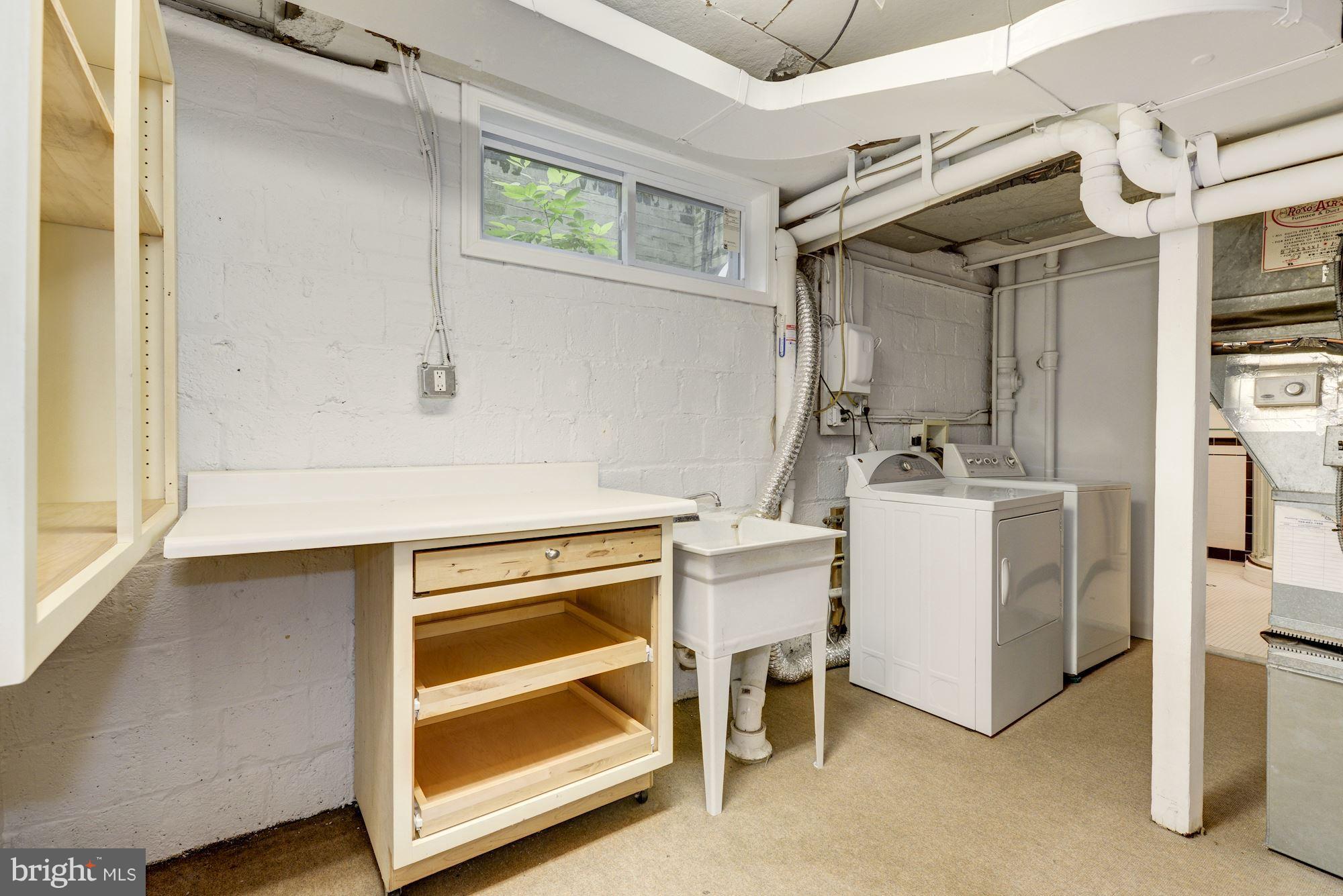 4711 Reservoir Road Northwest Washington, DC 20007 - Photo 20 of 30 Storage room and laundry in lower level