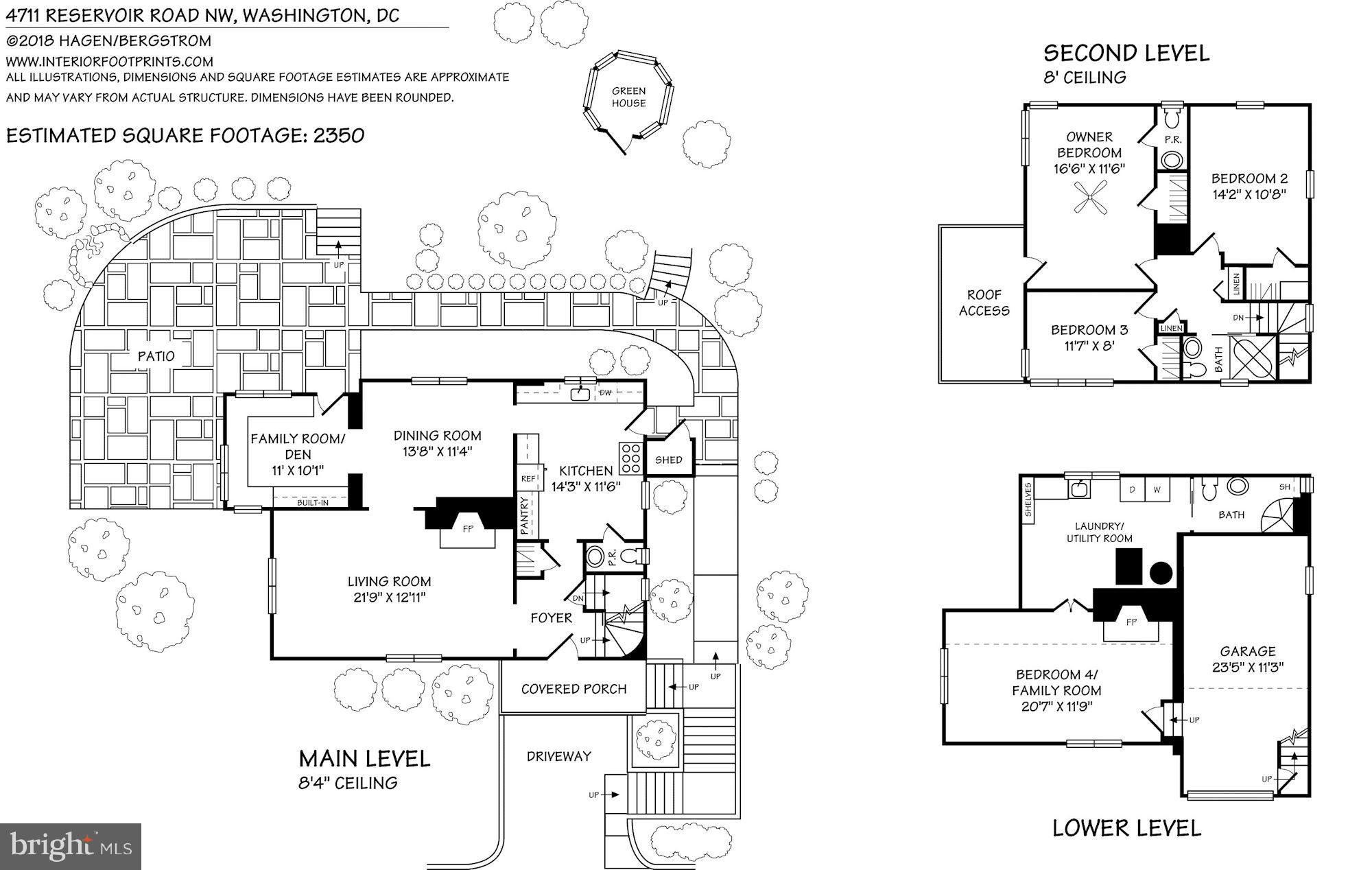 4711 Reservoir Road Northwest Washington, DC 20007 - Photo 30 of 30 Floor plan