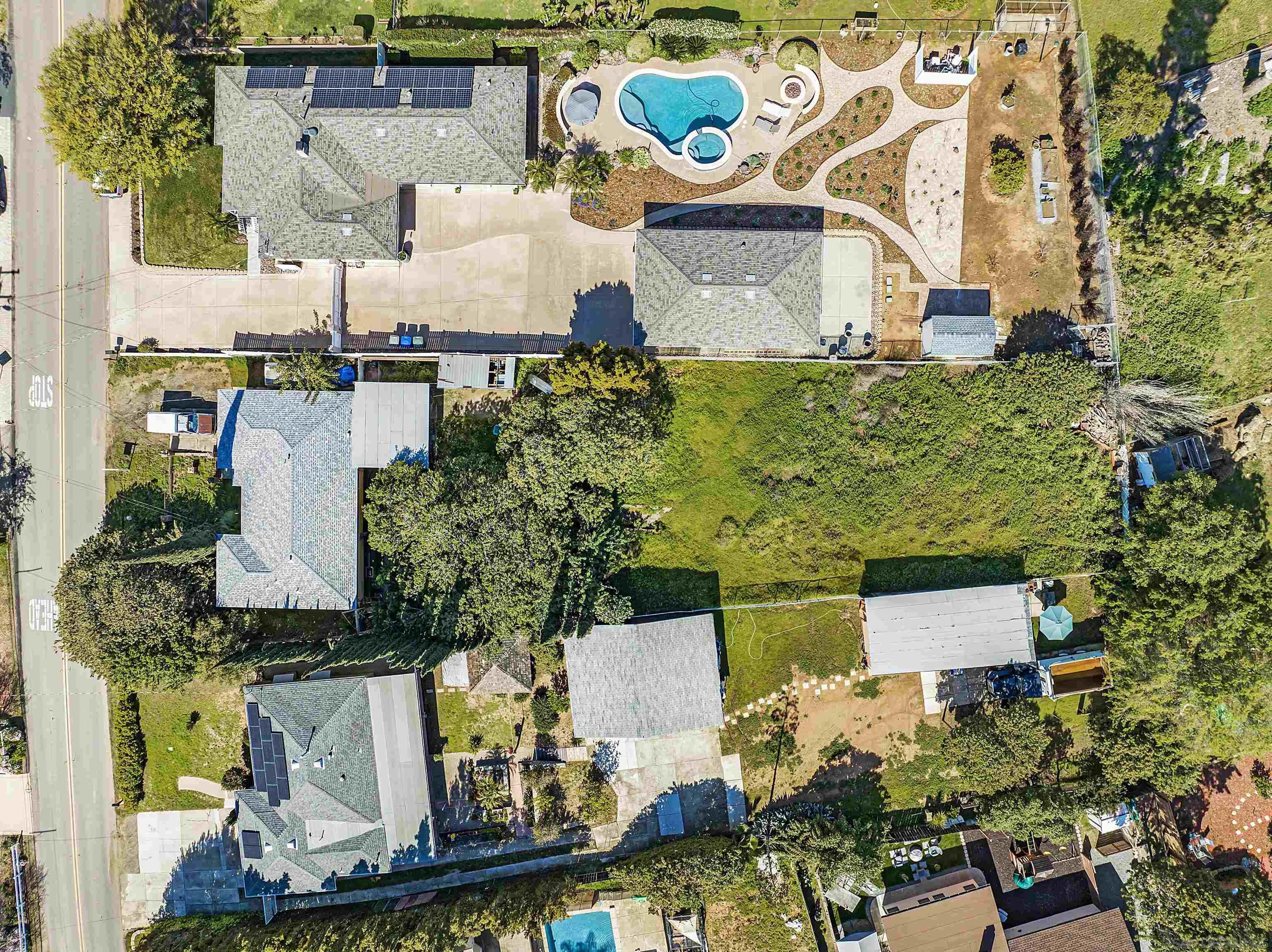 10744 Louisa Drive La Mesa, CA 91941 - Photo 3 of 19 an aerial view of a house with swimming pool
