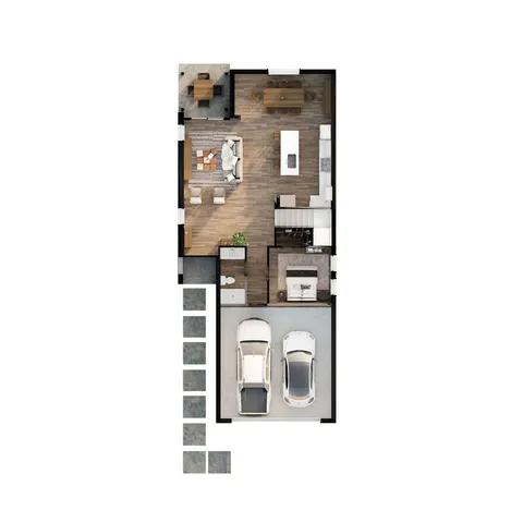 a picture of a wall with a room