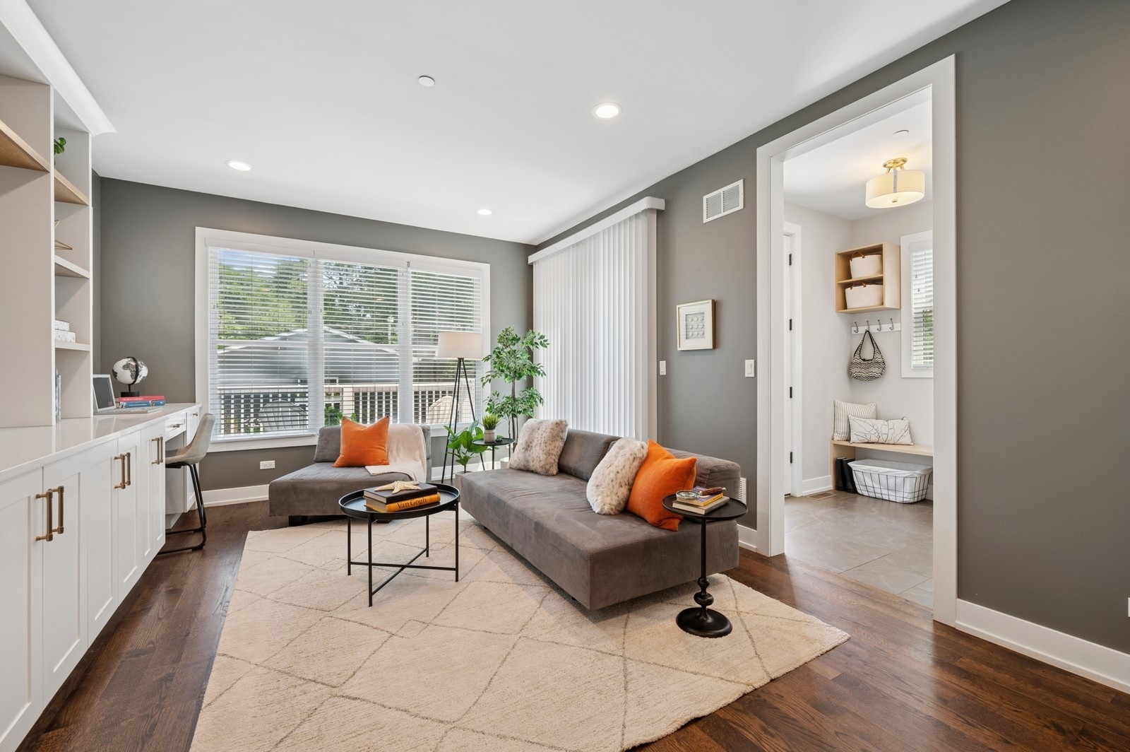 2119 Pioneer Road Evanston, IL 60201 - Photo 13 of 36 a living room with furniture and a large window
