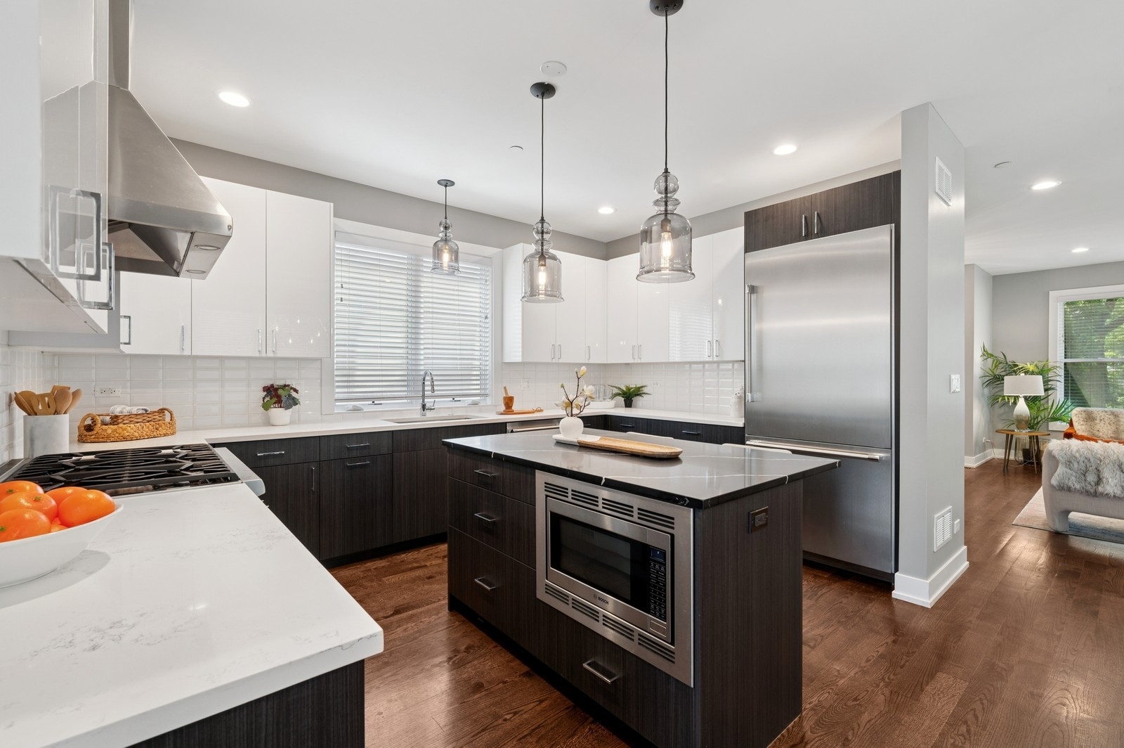 2119 Pioneer Road Evanston, IL 60201 - Photo 10 of 36 a kitchen with a stove sink and refrigerator