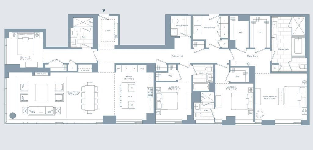380 Harrison Avenue, Unit 14J Boston, MA 02118 - Photo 2 of 37 a bathroom with a bathtub and a large window