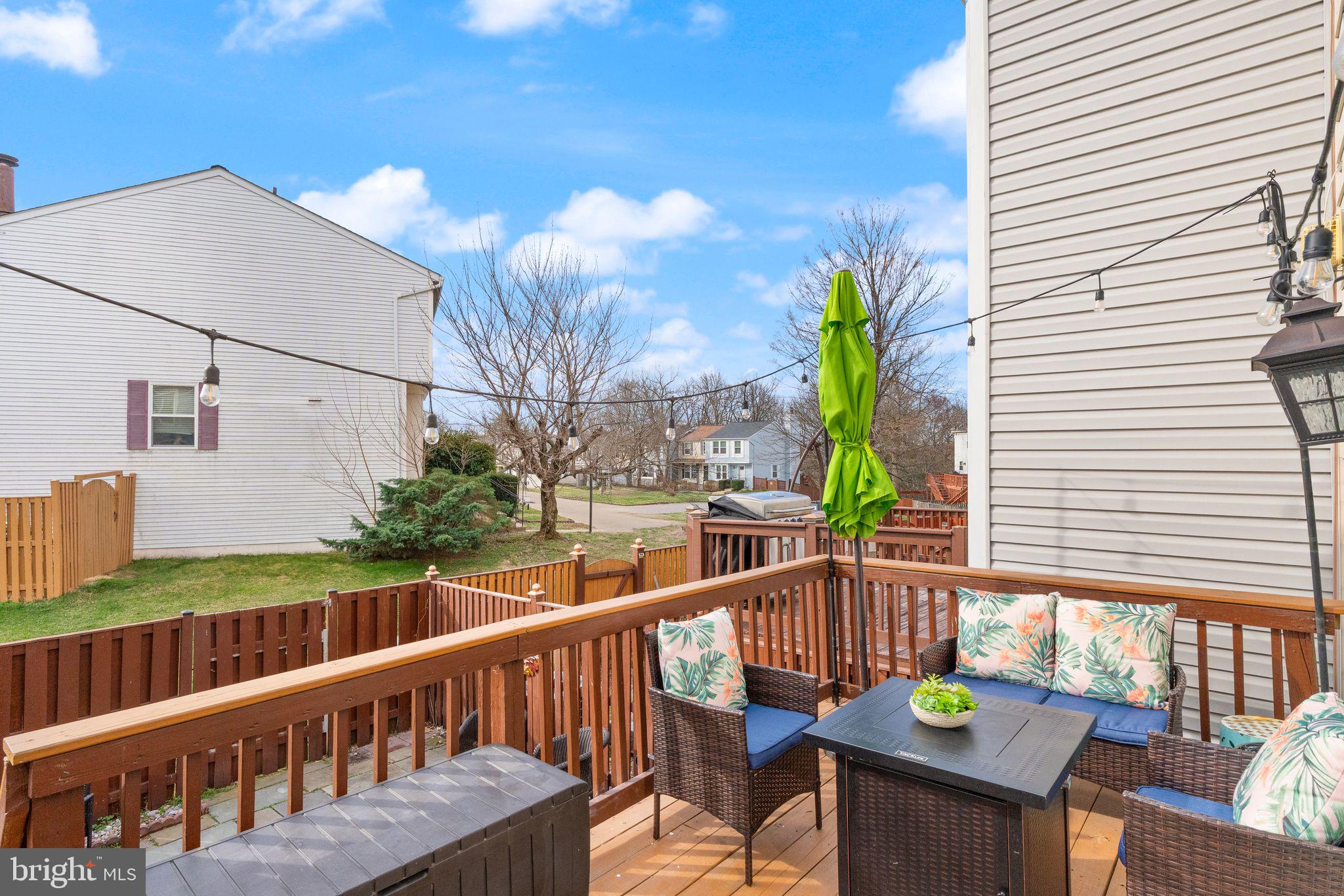7457 Wounded Knee Road Lorton, VA 22079 - Photo 38 of 49 a view of a balcony with chairs