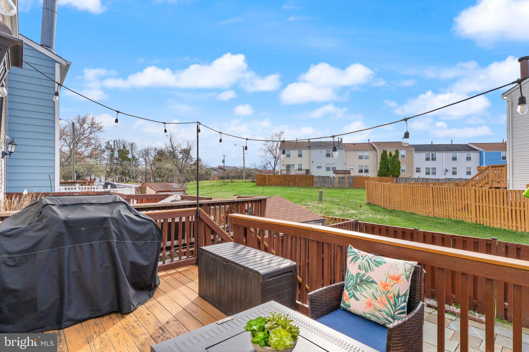 7457 Wounded Knee Road Lorton, VA 22079 - Photo 39 of 49 a view of roof deck with furniture