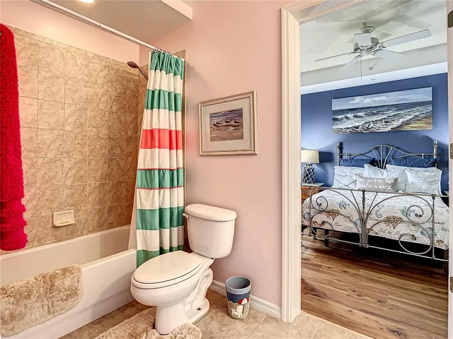 a view of a swimming pool with a sitting area