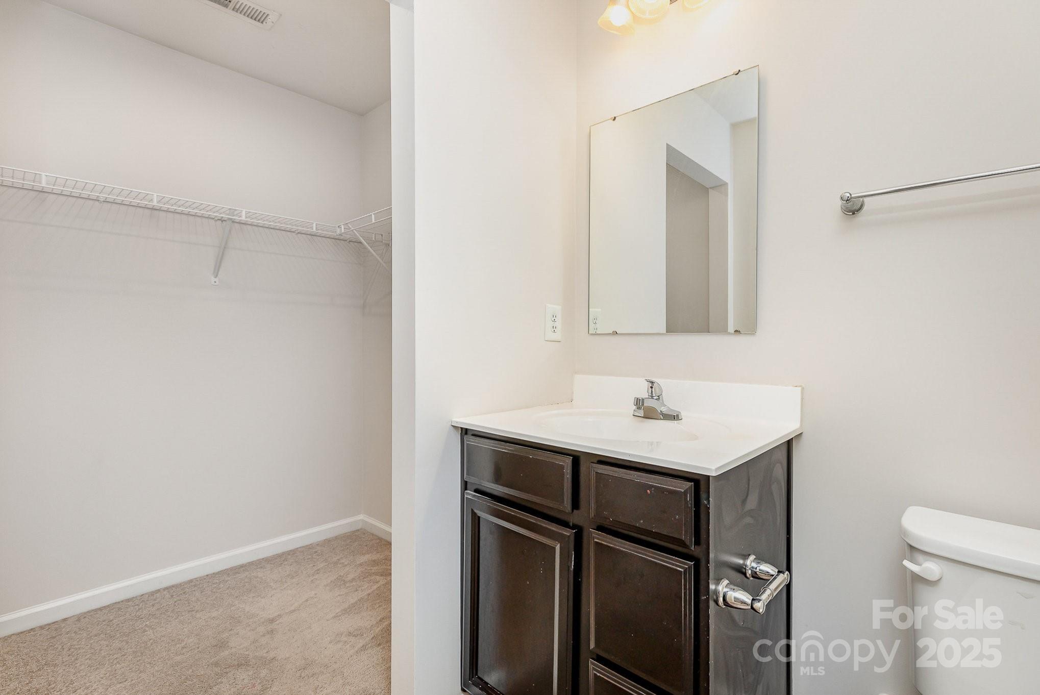 828 Renee Avenue Fort Mill, SC 29715 - Photo 11 of 23 a bathroom with a sink a toilet and a mirror