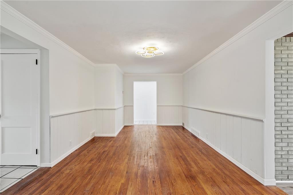 1017 McCoy Road McKees Rocks, PA 15136 - Photo 12 of 30 a view of a hallway with wooden floor