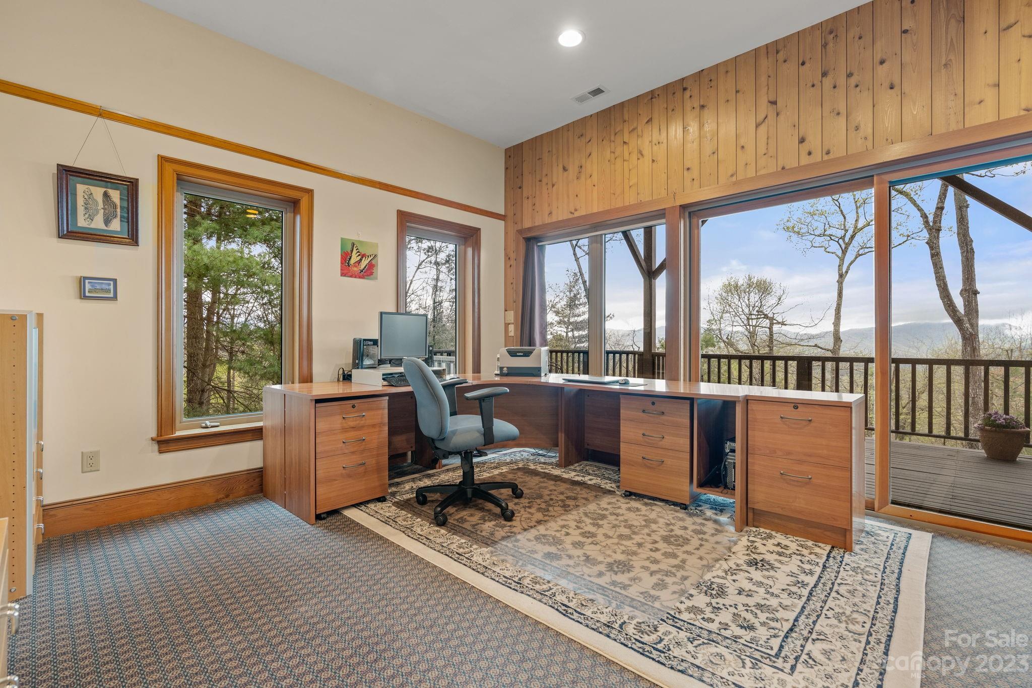 202 Mt Olive Drive Asheville, NC 28804 - Photo 32 of 48 a living room with furniture a rug potted plant and a large window