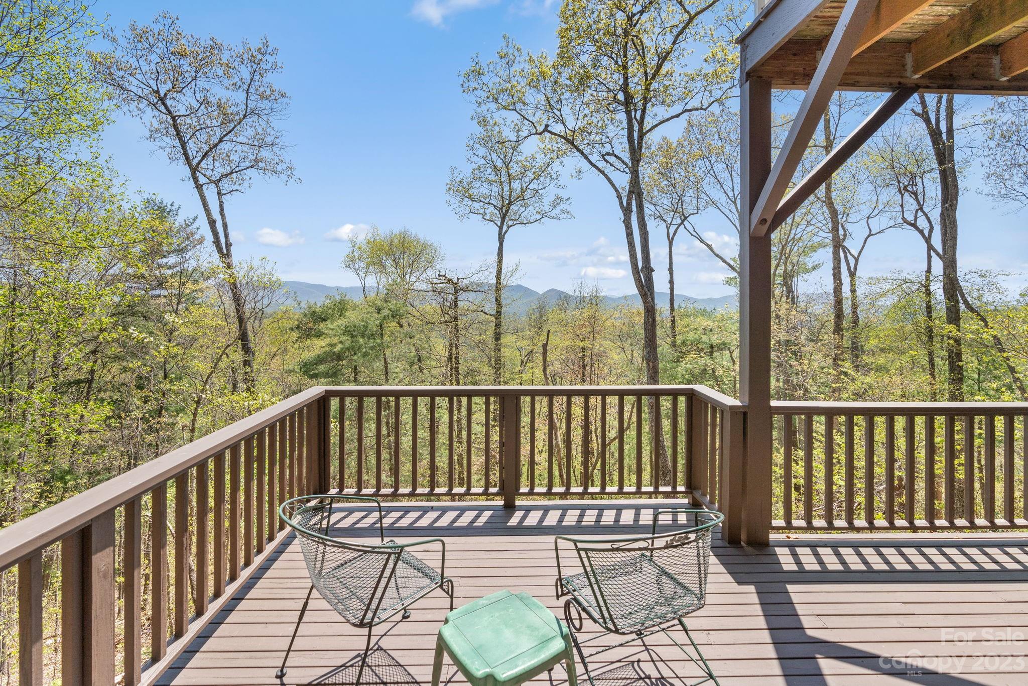 202 Mt Olive Drive Asheville, NC 28804 - Photo 40 of 48 a view of a two chairs on the roof deck