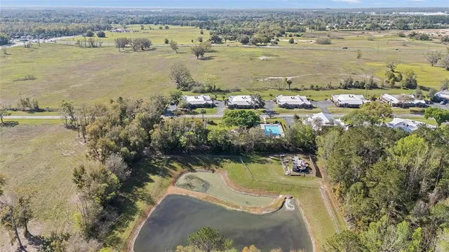 a view of a lake with a mountain