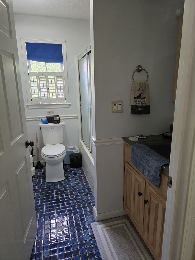 107 Comanche Trail Loda, IL 60948 - Photo 10 of 37 a bathroom with a sink a toilet and a window