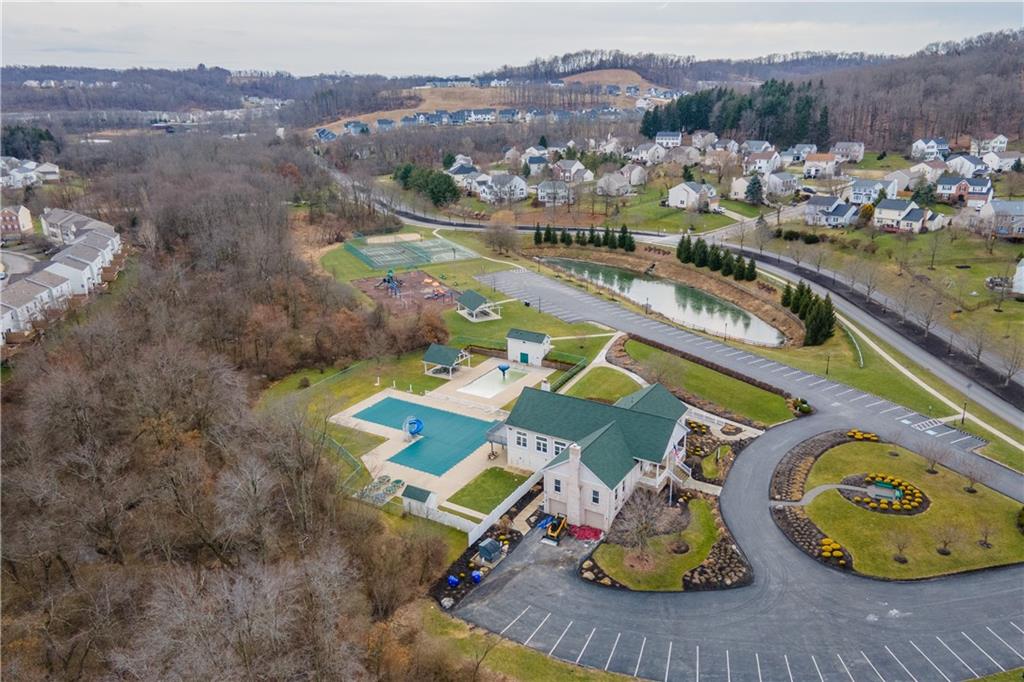 81501 Lost Valley Drive Mars, PA 16046 - Photo 7 of 25 an aerial view of a house yard and mountain view
