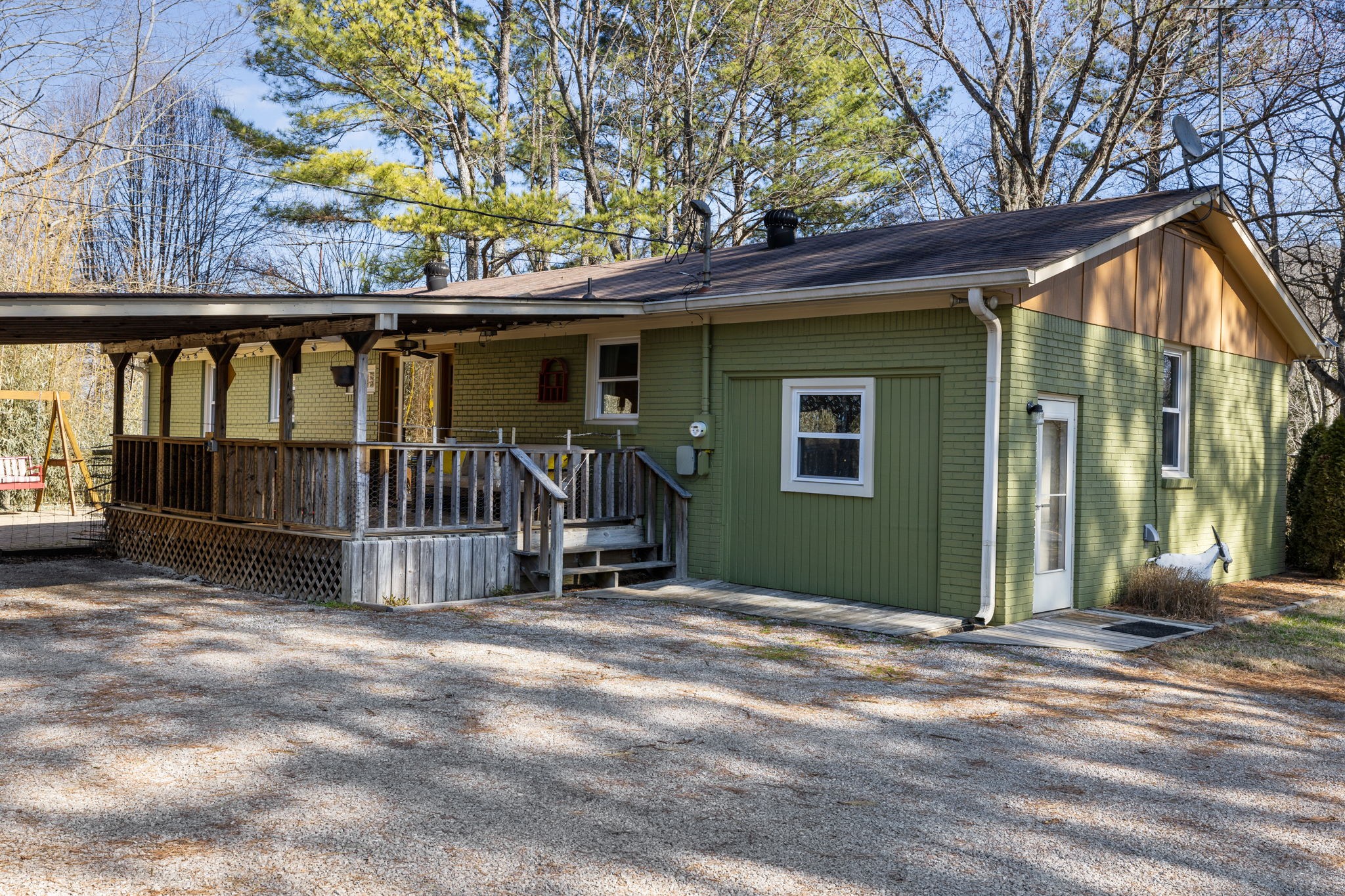 4431 Peytonsville-Trinity Road Franklin, TN 37064 - Photo 29 of 52 a view of a house with a yard and floor to ceiling window