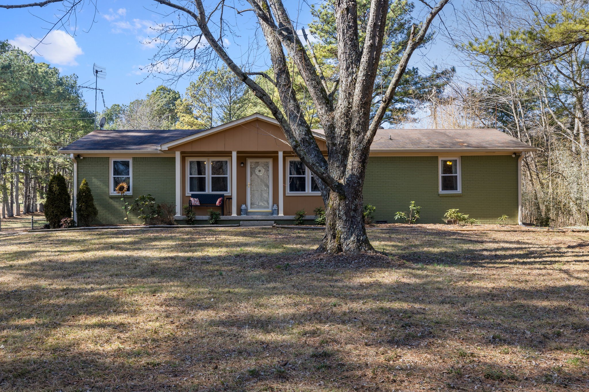 4431 Peytonsville-Trinity Road Franklin, TN 37064 - Photo 3 of 52 a view of a house with a yard and large tree