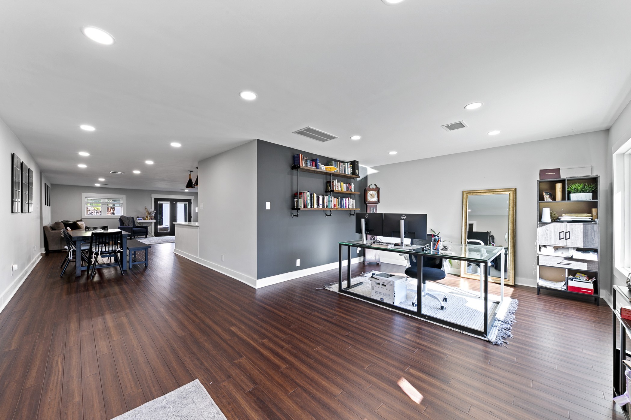 1609 Tabor Street Houston, TX 77009 - Photo 6 of 36 This open concept masterfully unites the family areas with a modern kitchen space, creating a comfortable and seamless blend for living and dining in style!