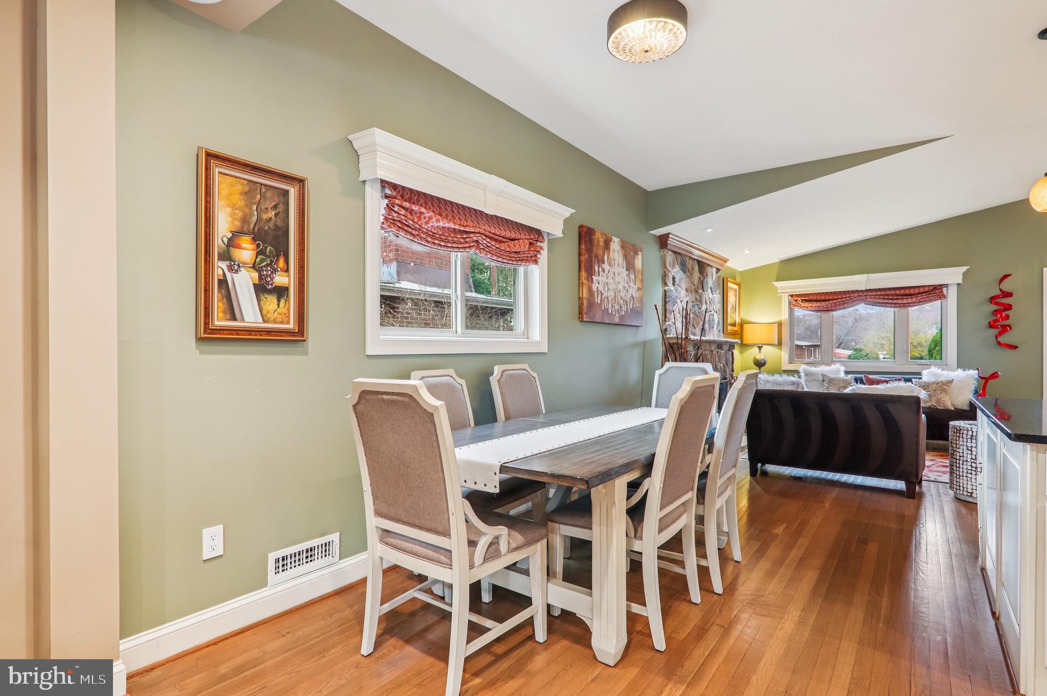 4200 19th Street Northeast Washington, DC 20018 - Photo 8 of 34 a view of a dining room with furniture and wooden floor