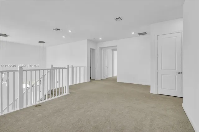 a view of an empty room