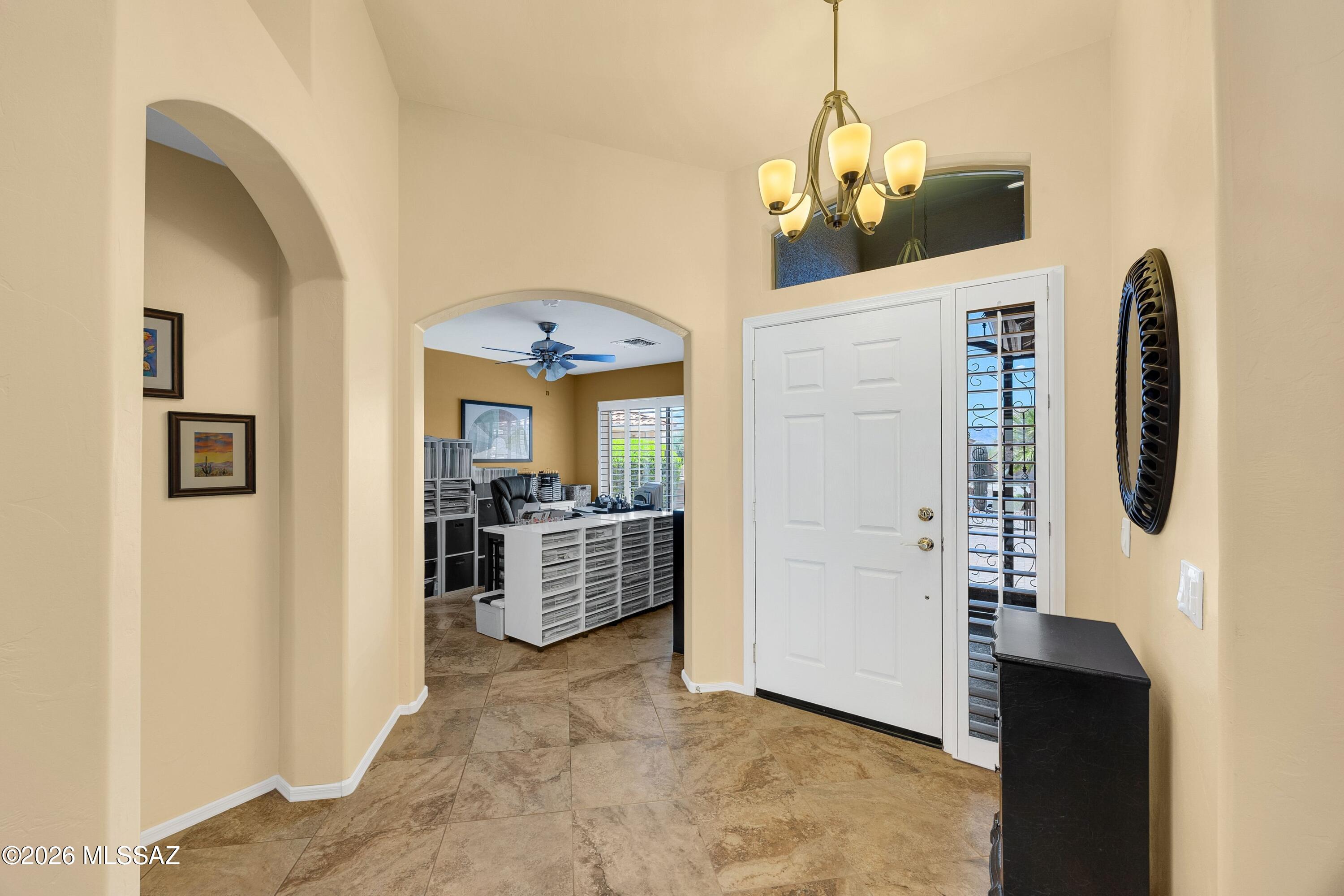 61852 East Sandlewood Road Tucson, AZ 85739 - Photo 28 of 50 Foyer leads to other rooms