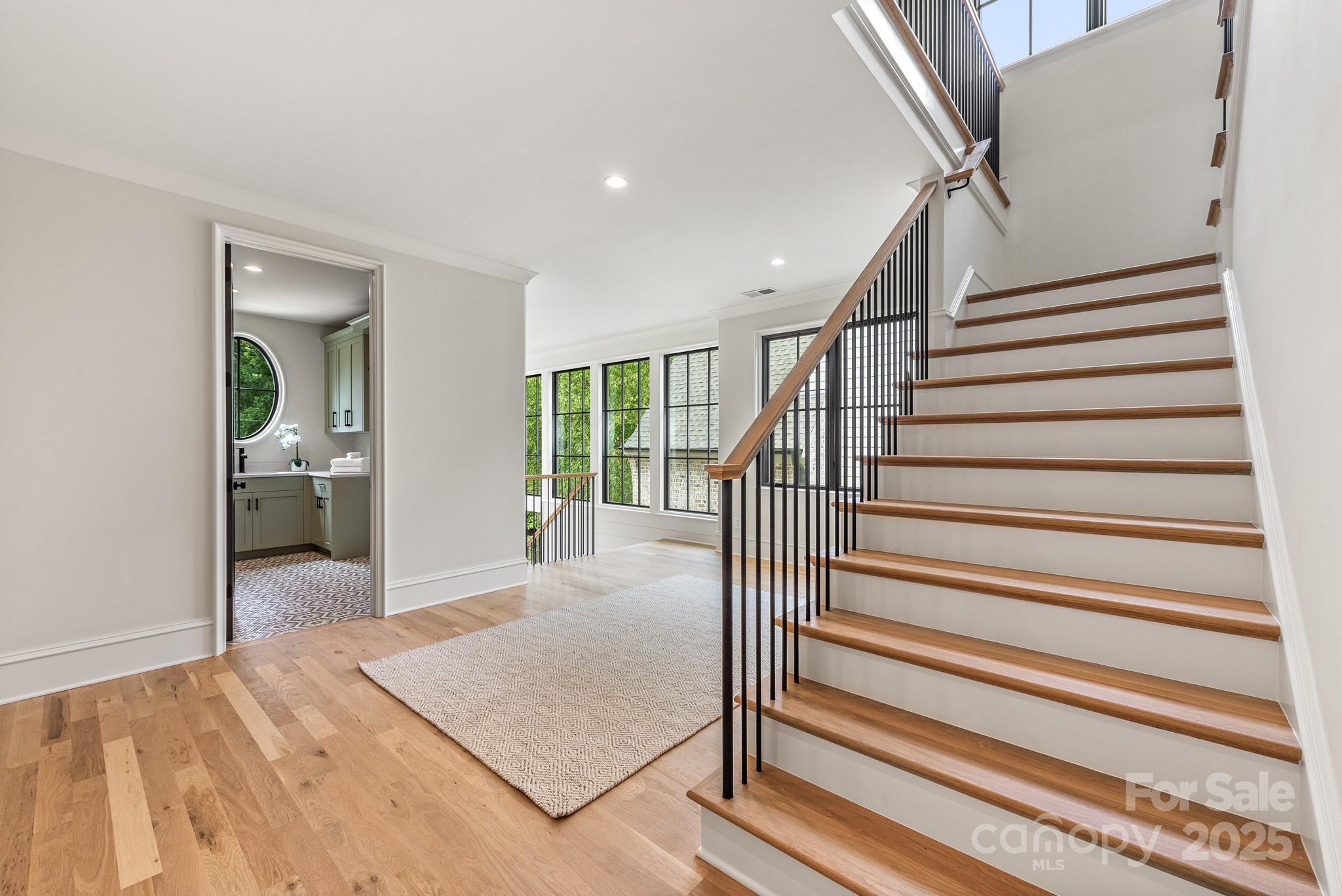 4021 Ridgecrest Avenue Charlotte, NC 28211 - Photo 43 of 47 a view of entryway and hall with wooden floor